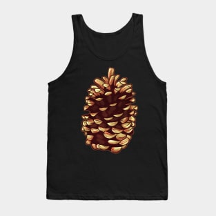 Fir Cone Or Pine Cone Autumn And Christmas Tank Top